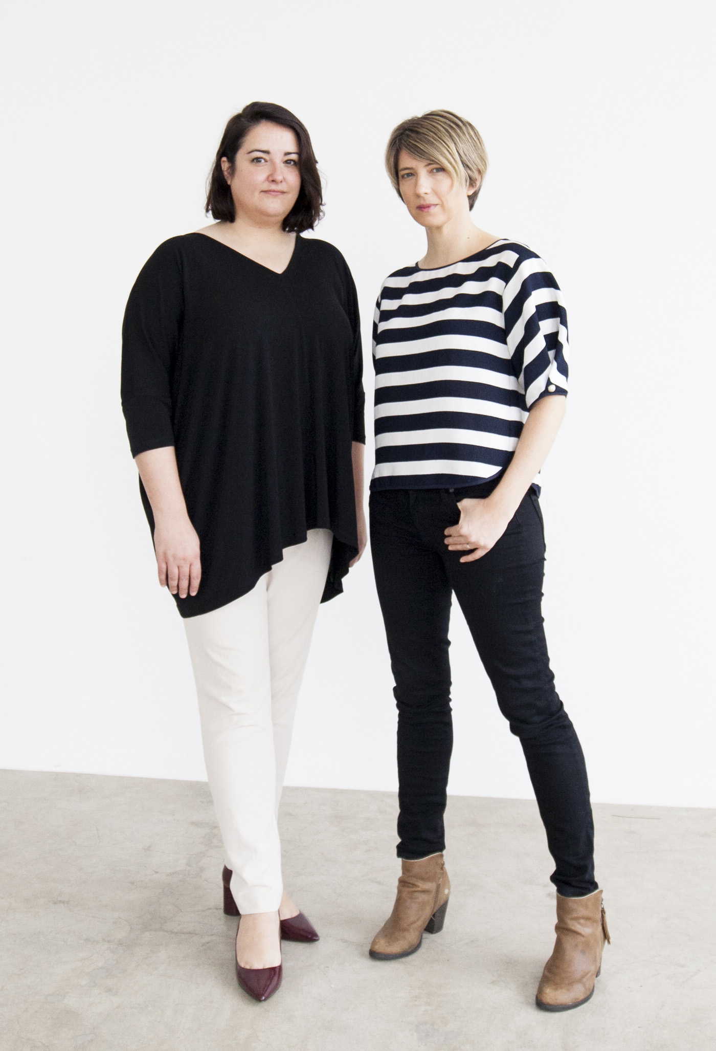 Selwa Sweidan (left) and Christine Meinders