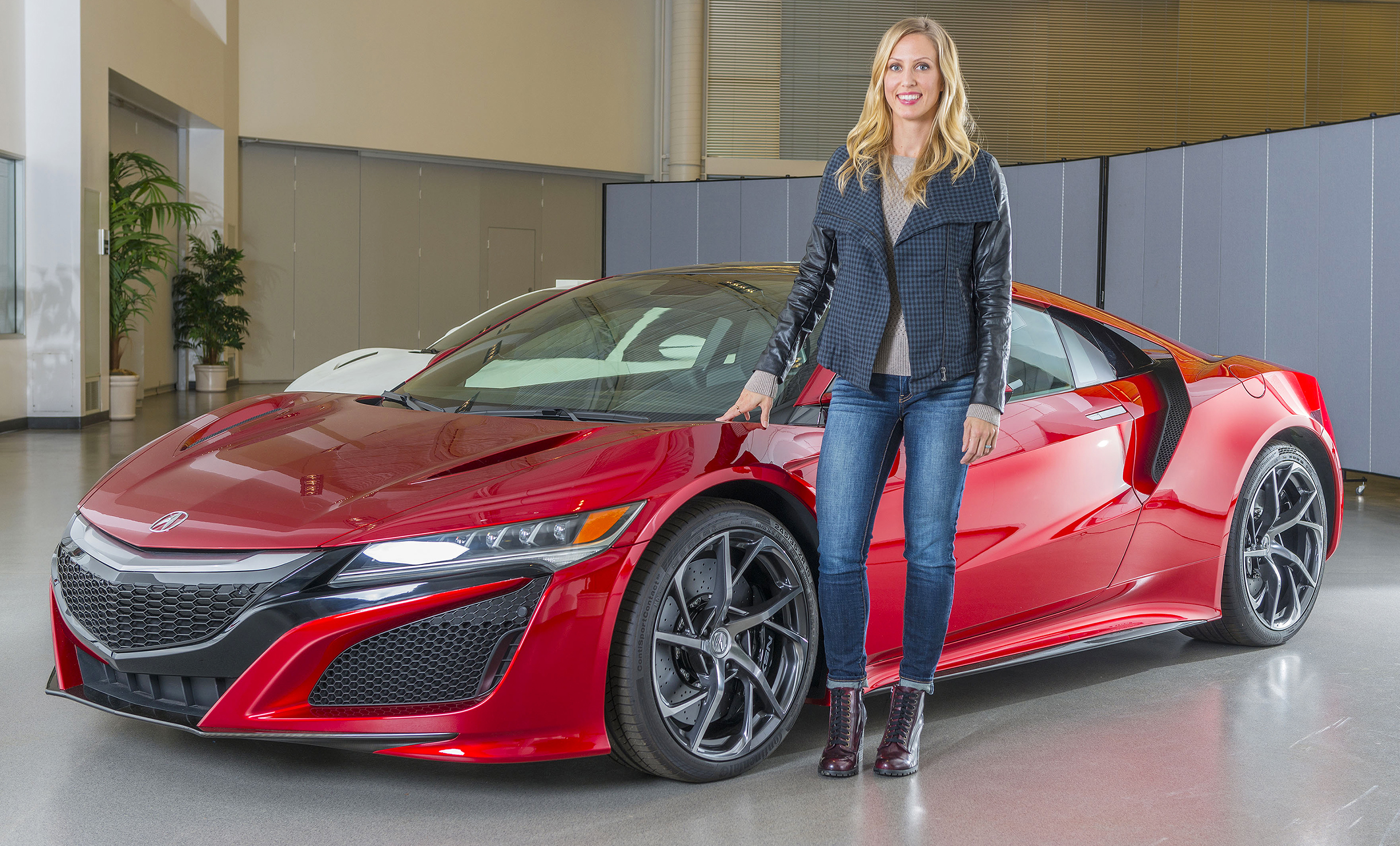 Transportation Design alumna Michelle Christensen with Acura