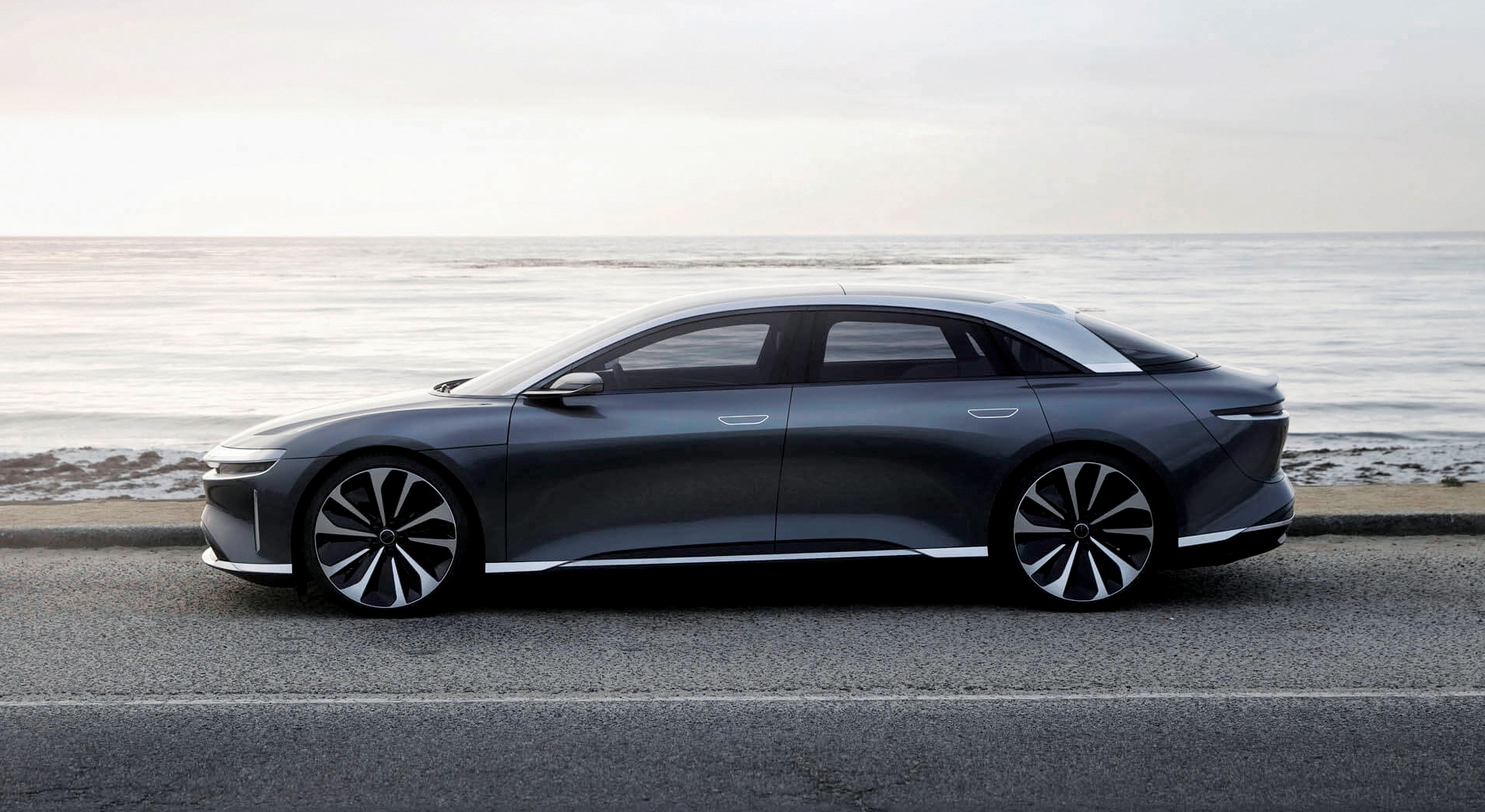 The exterior of Lucid Motors’ luxury car Lucid Air, photo courtesy of Lucid Motors