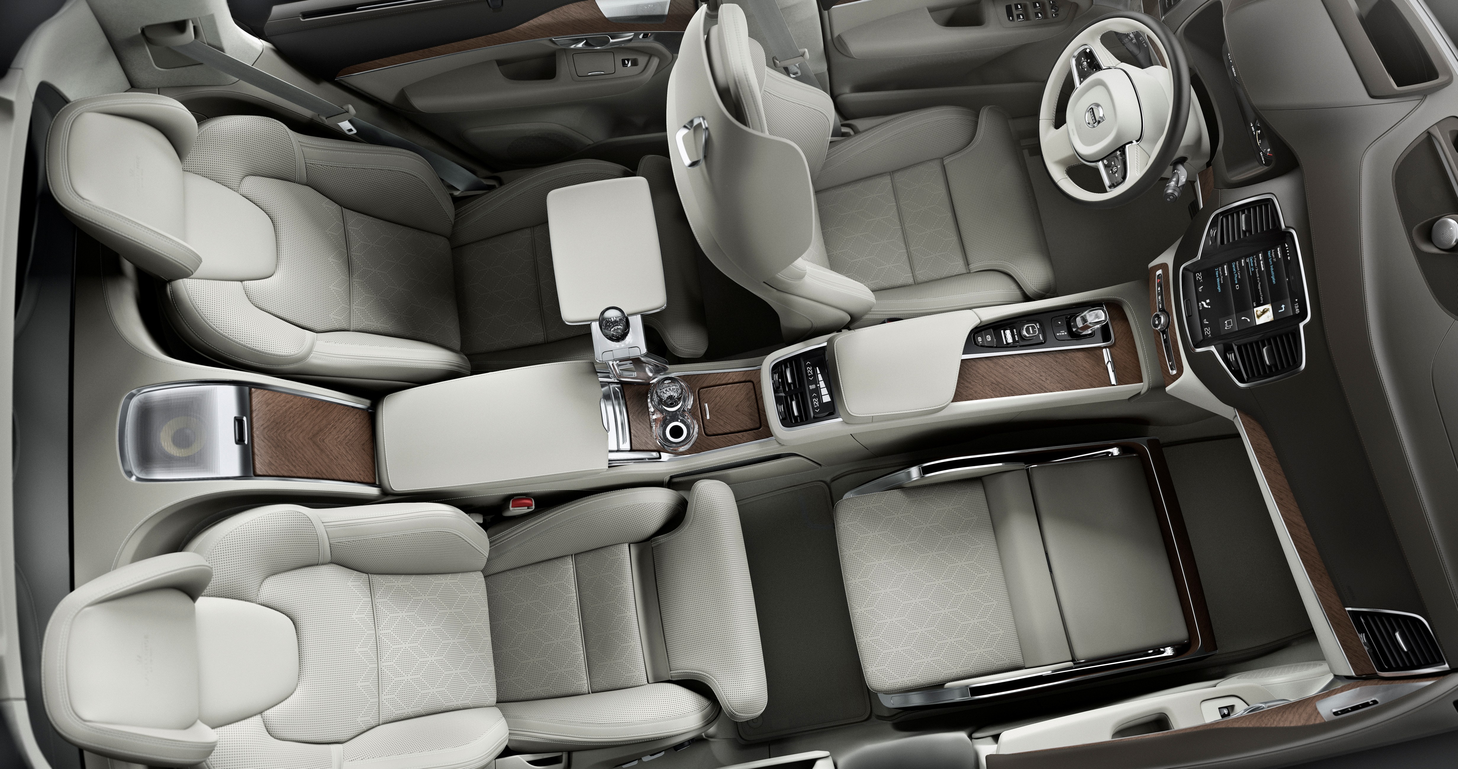 The interior of Volvo’s XC90 Excellence SUV