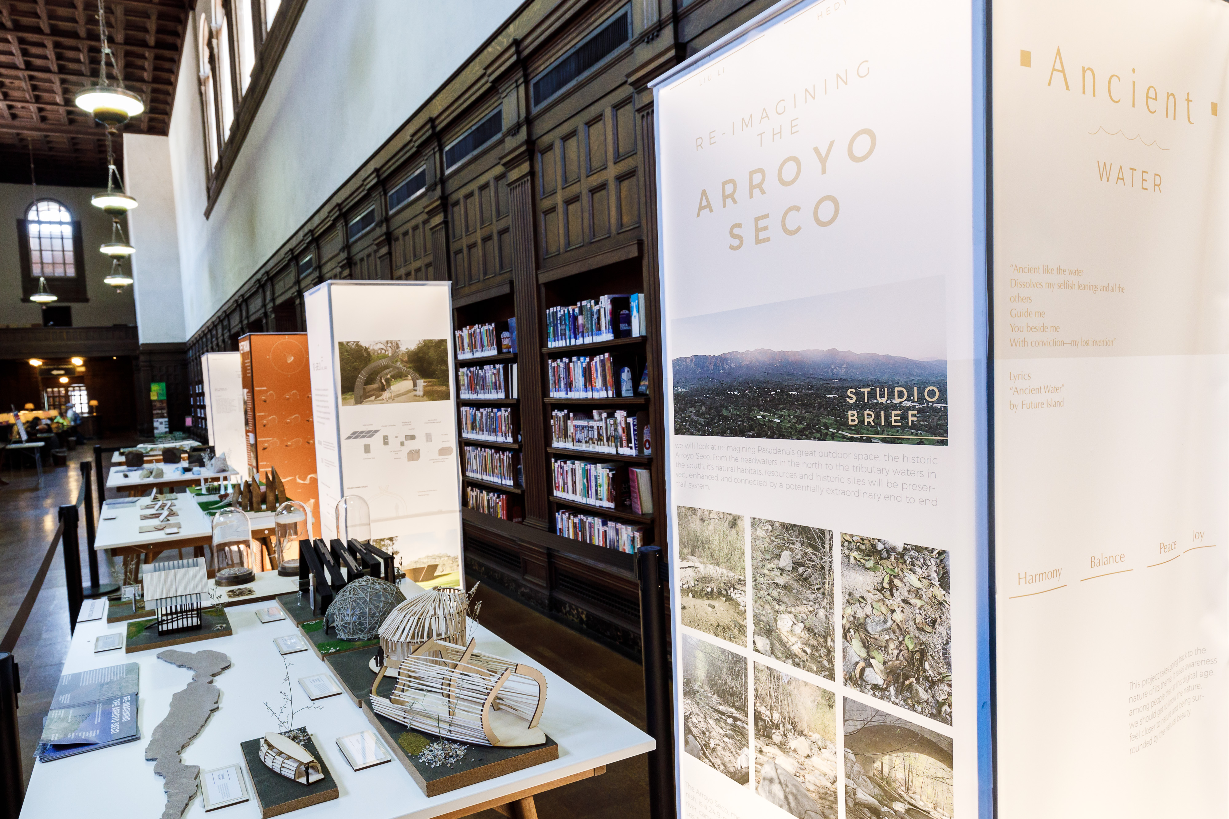 Photo of “Reimagining The Arroyo Seco” exhibit at Pasadena