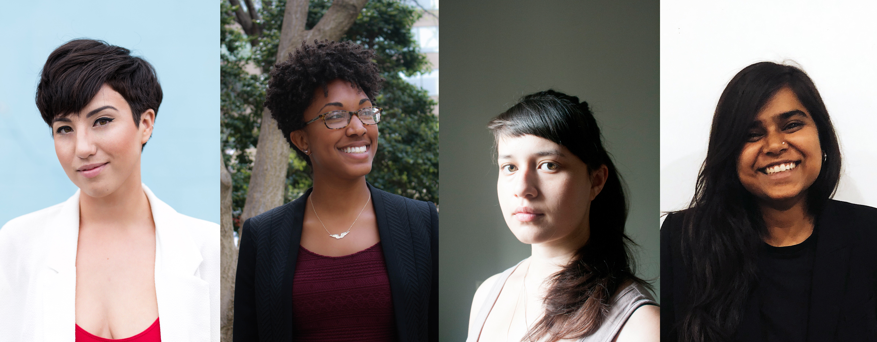 Antiracist Classroom Reconstructing Practice co-organizers (left to right) Bianca Nozaki-Nasser, Lauren Williams, Godiva Veliganilao Reisenbichler, Nidhi Singh Rathore 