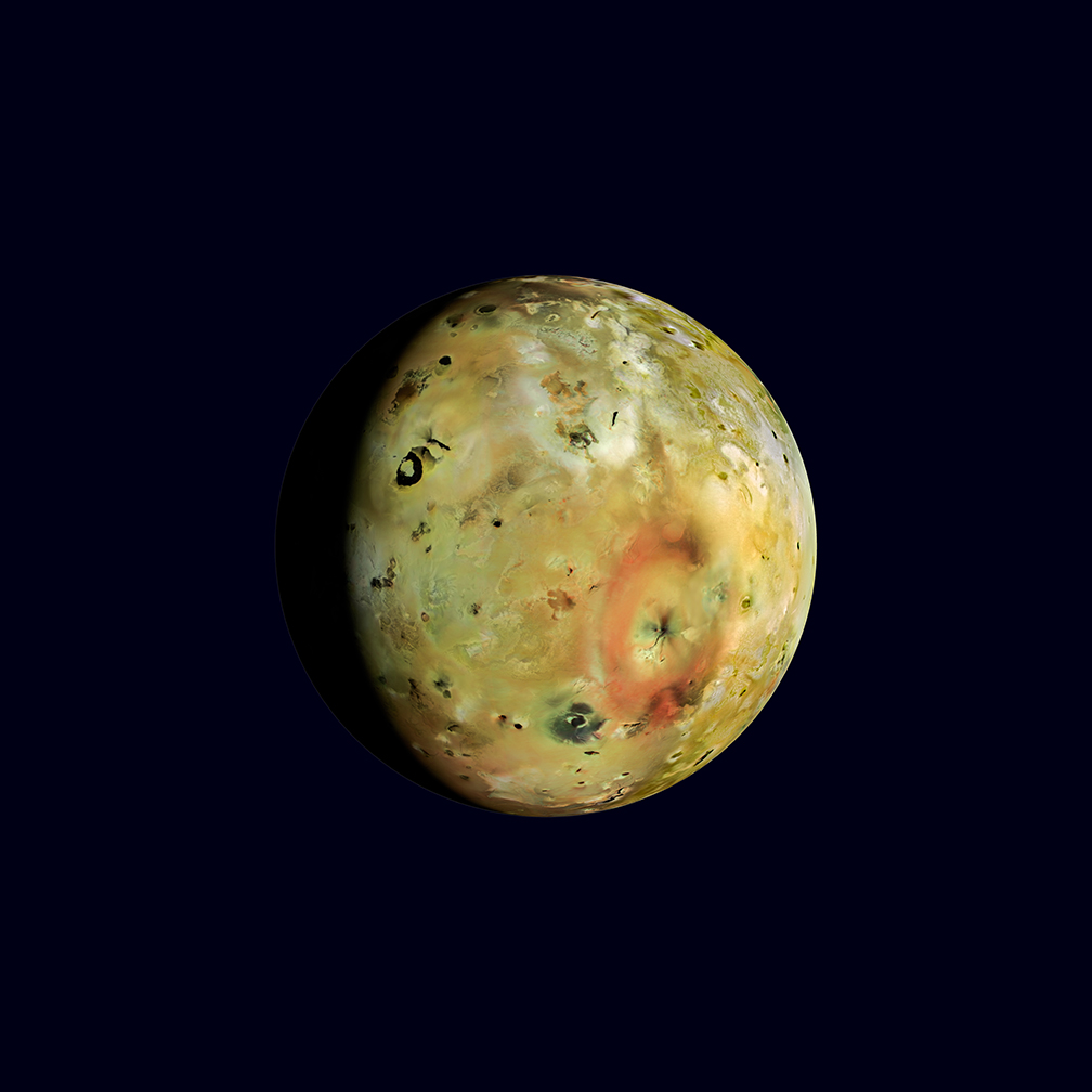 A photo of Io, Satellite of Saturn, by Kevin M. Gill.