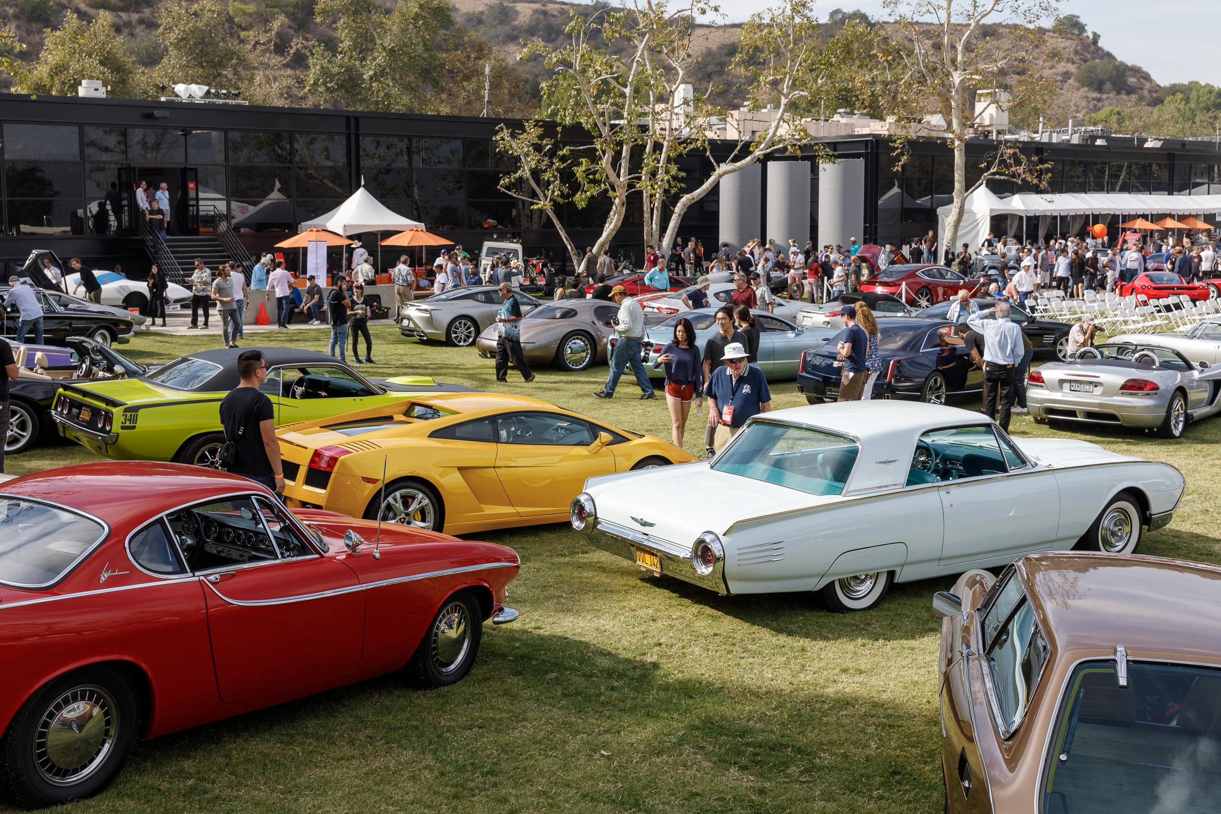 Photo of the field of cars during Car Classic 2018.