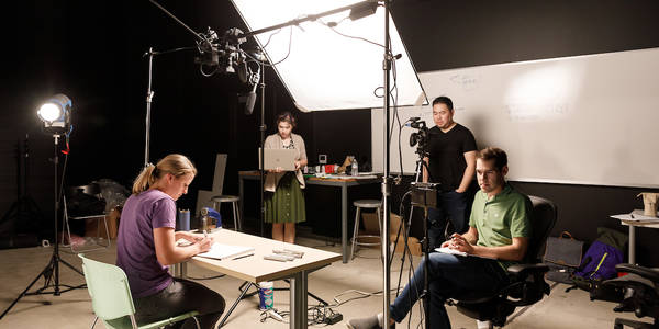 rendering of the bruce heavin media production studio
