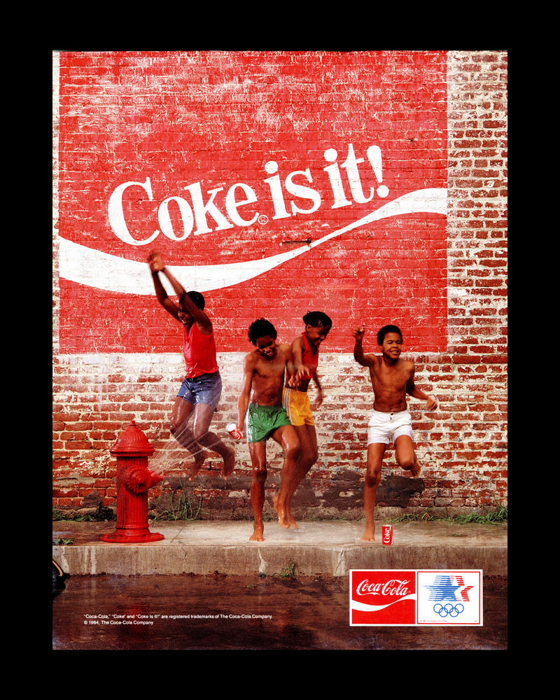 Coke ad showing Black life by Barbara DuMetz.