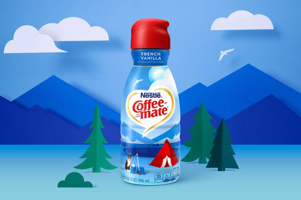 CoffeeMate Creamer package design