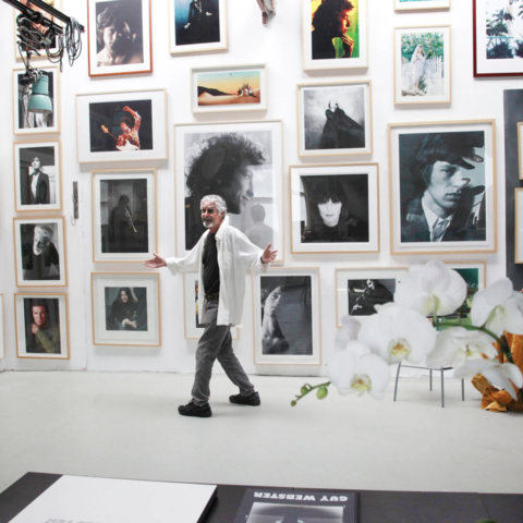 /Mr. Webster at his Venice, Calif., studio in 2014. (Lisa Gizara via NY Times)