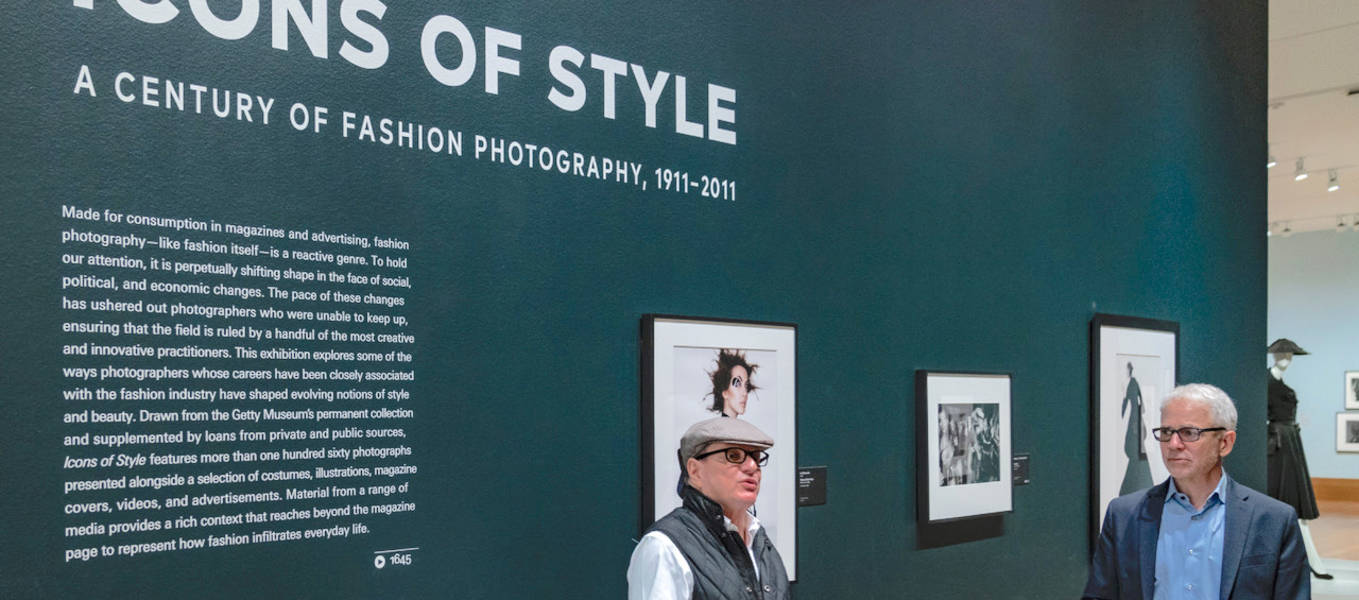 Matthew Rolston begins his tour of Icons of Style  (Photo by Ross LaManna)