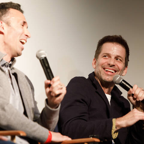 Zack Snyder (BFA 89) screens Justice League in the Ahmanson Auditorium at ArtCenter