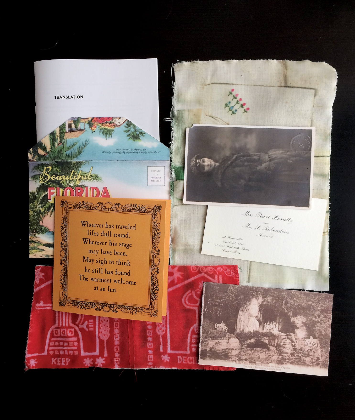 Image of Allison Dalton’s Prosopography: Souvenir Views is featured in TOMES Exhibition of Artist Books