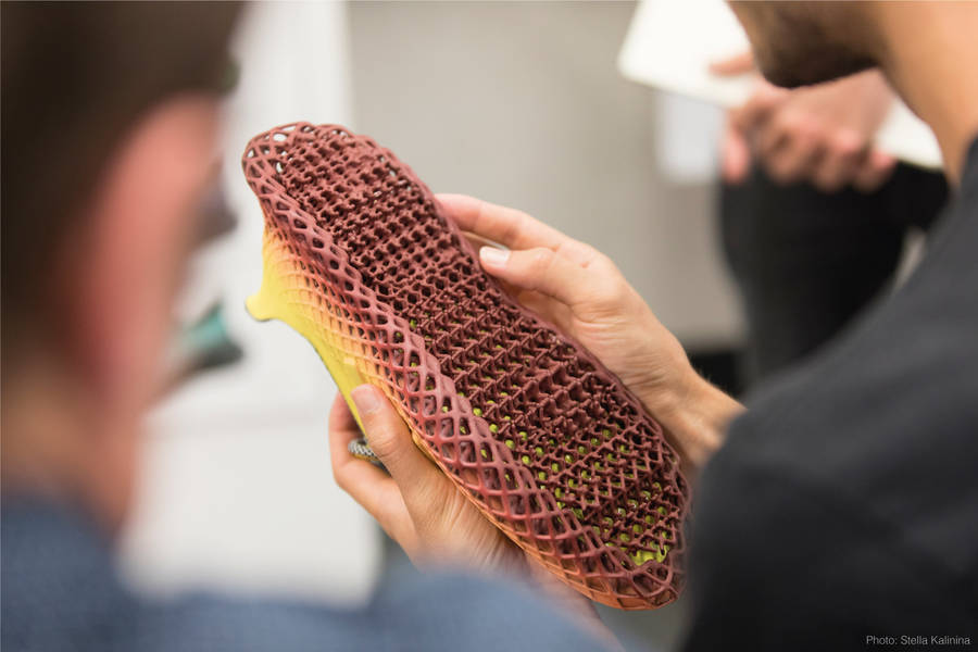 The+Grit+shoe+concept+features+a+3D-printed+lattice+sole.+Photo+by+Stella+Kalinina