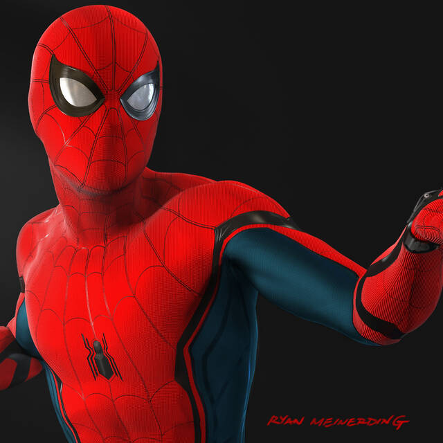 Spider-Man+character+design+by+Ryan+Meinerding
