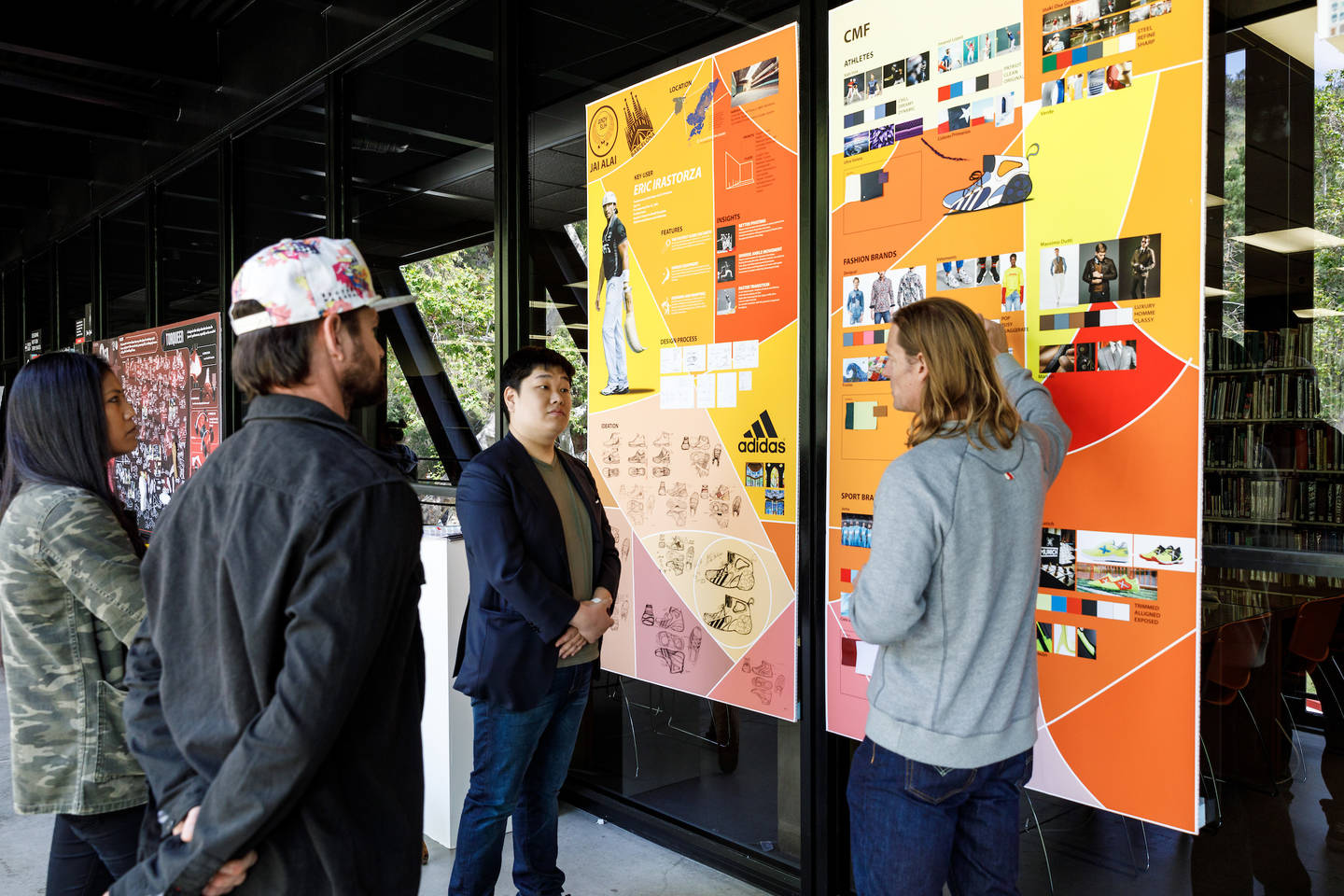 The+Product+Design+4+%28wearables%29+class+does+their+final+presentation+in+the+bridge.