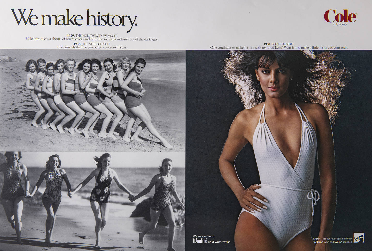 A+1981+print+advertisement+for+swimwear+brand+Cole+of+California+by+alumnus+Bob+Matsumoto+%28BFA+63+Advertising%29.+Image+courtesy+of+Matsumoto.