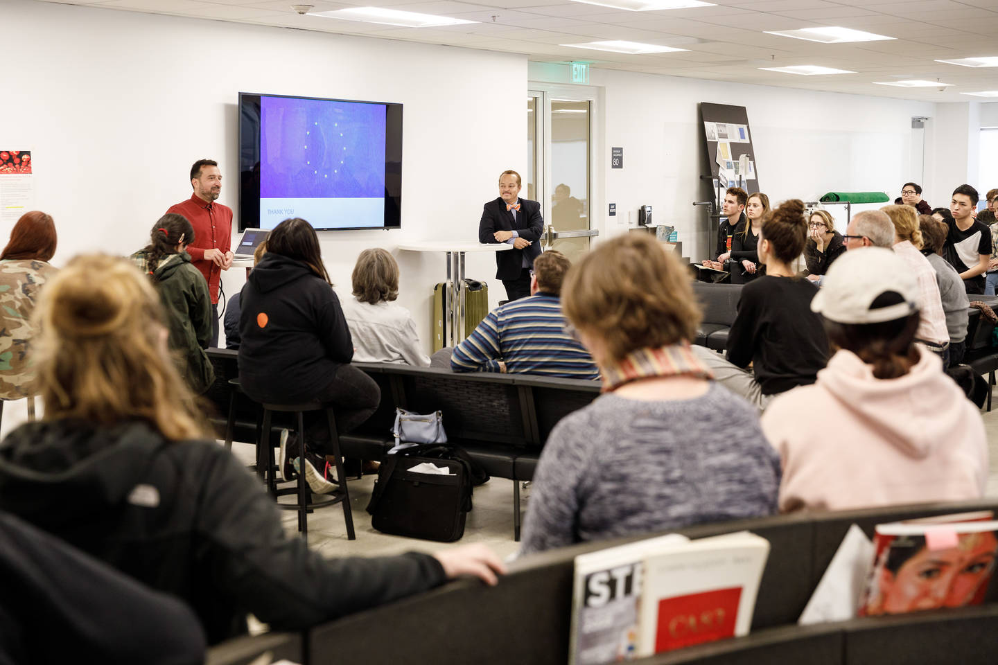 Guest+designer%2C+academic+and+researcher+Anastasios+Maragiannis+in+conversation+with+ArtCenter%E2%80%99s+Vice+President+and+Chief+Diversity+Officer+Aaron+Bruce+at+the+Spring+2019+event+%E2%80%9CAnastasios+Maragiannis%3A+Design%2C+Diversity+and+Inclusion+in+the+age+of+Brexit%2C%E2%80%9D+hosted+by+ArtCenter%27s+Center+for+Diversity%2C+Equity+and+Inclusion+%28DEI%29.+Photo+by+Juan+Posada.