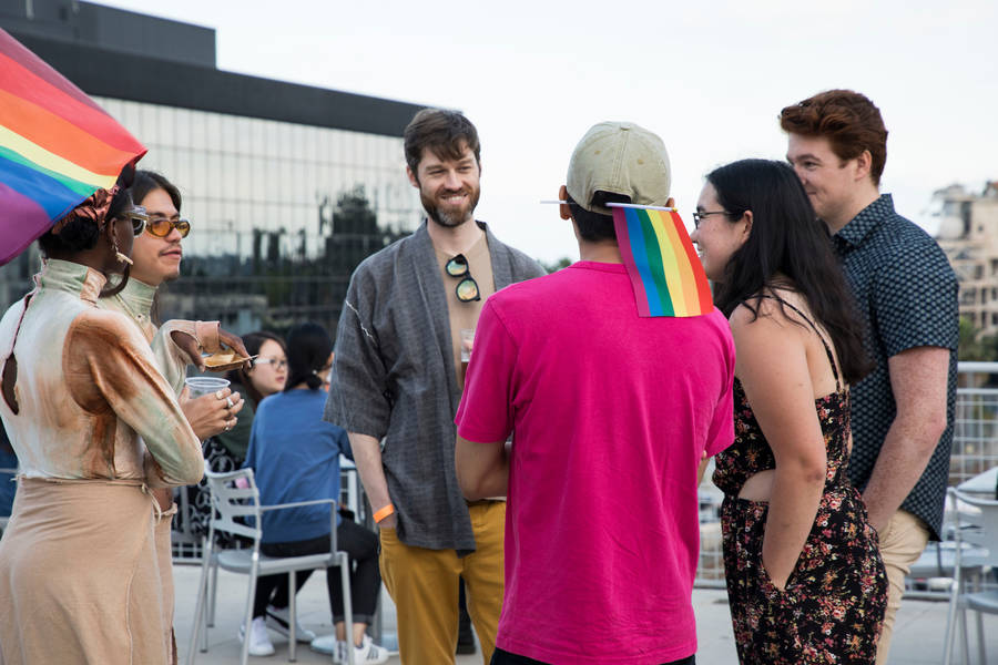 ArtCenter+alumni+and+students+at+the+Summer+2019+Rooftop+Pride+Soir%C3%A9e+co-hosted+by+the+College%E2%80%99s+Center+for+Diversity%2C+Equity+and+Inclusion+%28DEI%29+and+the+group+Brown+%26+Proud.+Photo+by+Juan+Posada.