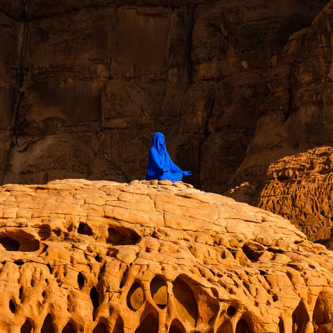 /NAJMA (She Placed One Thousand Suns Over the Transparent Overlays of Space) by Lita Albuquerque (Photo by Lance Gerber via desertx.org)