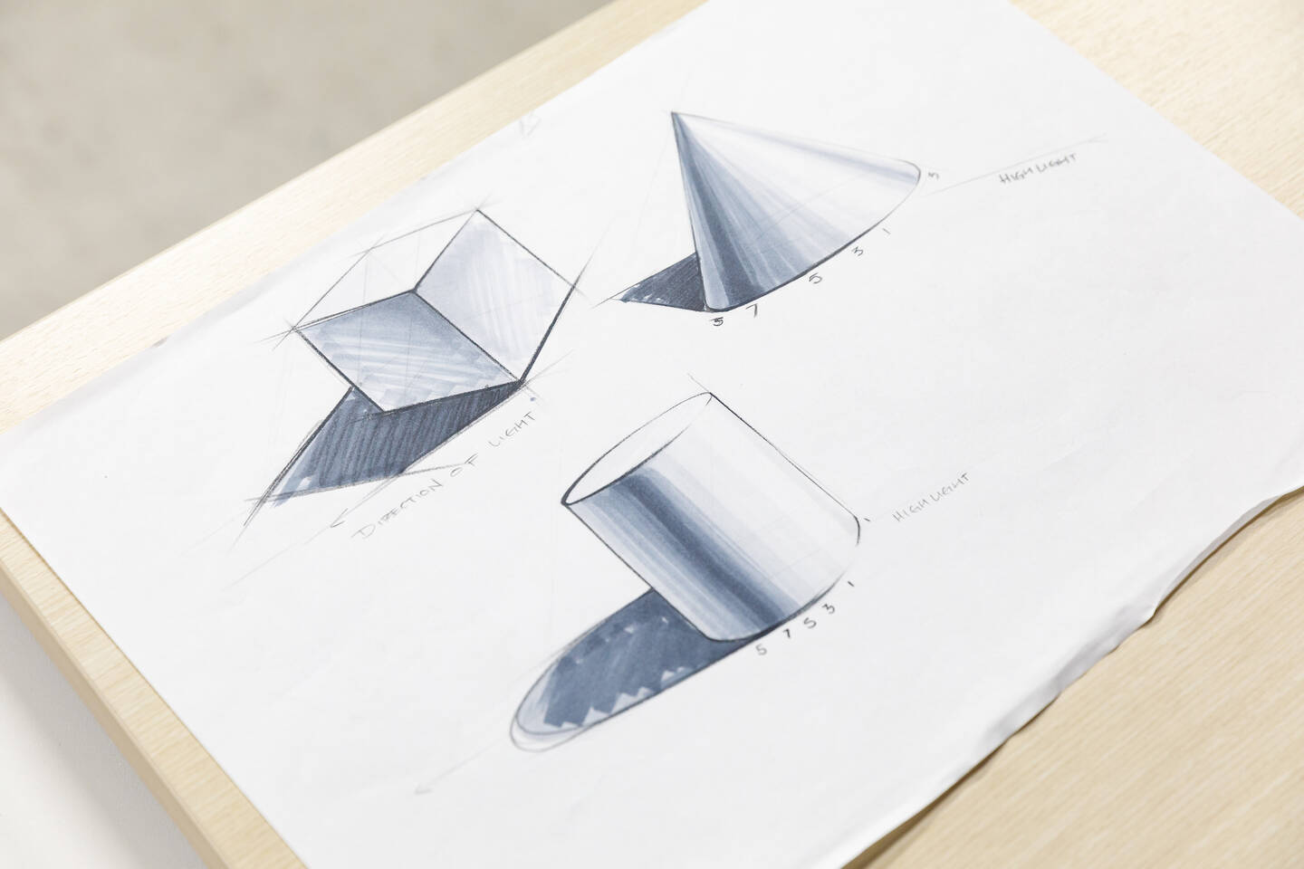 Gradation+example+sketches+by+instructor+Le%C3%B3n+Paz.