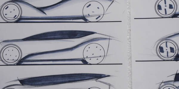 super car sketch