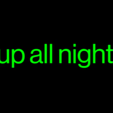 up all night great writers title card