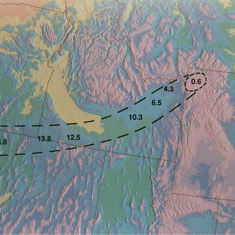 Cracks+or+weak+spots+in+the+Earth%E2%80%99s+crust+allow+magma+to+form+volcanoes.+Yellowstone+National+Park+is+the+site+of+a+supervolcano%2C+a+volcanic+center+that+has+had+an+eruption+of+magnitude+8+on+the+Volcano+Explosivity+Index.+Three+supereruptions+have+occurred+there%2C+2.1+million%2C+1.3+million%2C+and+640%2C000+years+ago.+1993.+