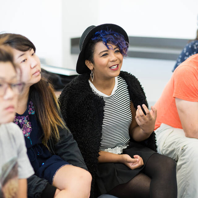 ArtCenter students participate in a lecture