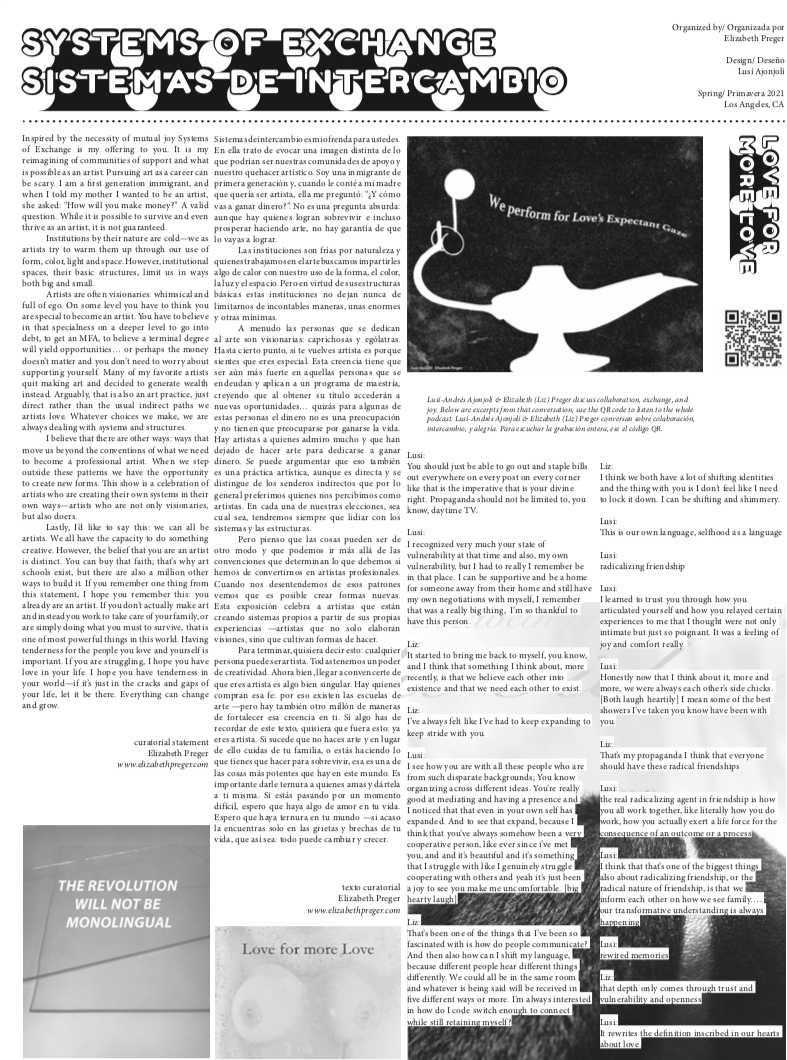 Systems of Exchange Newspaper