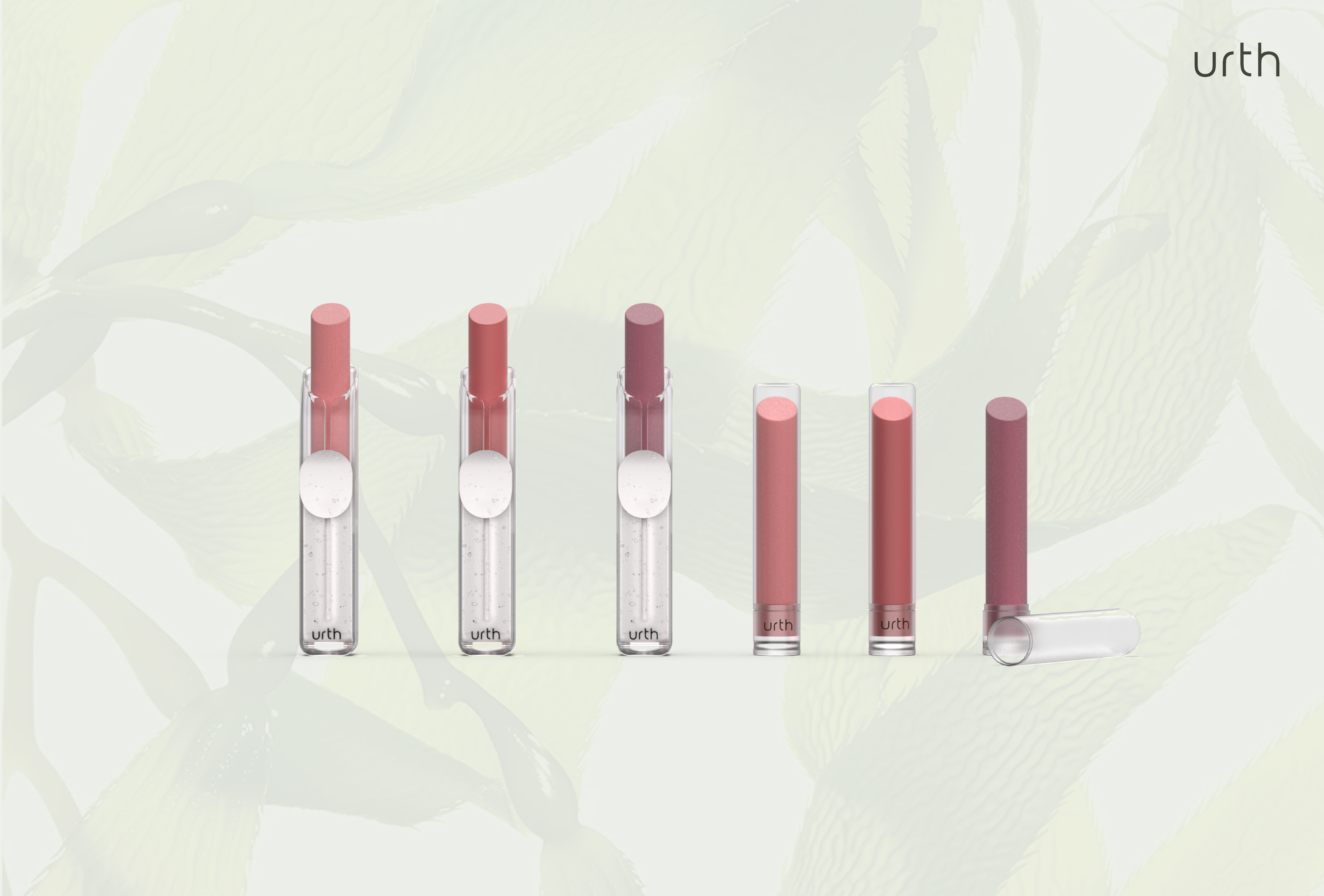 Urth, a refillable lipstick using algae that biodegrades at its end-of-life