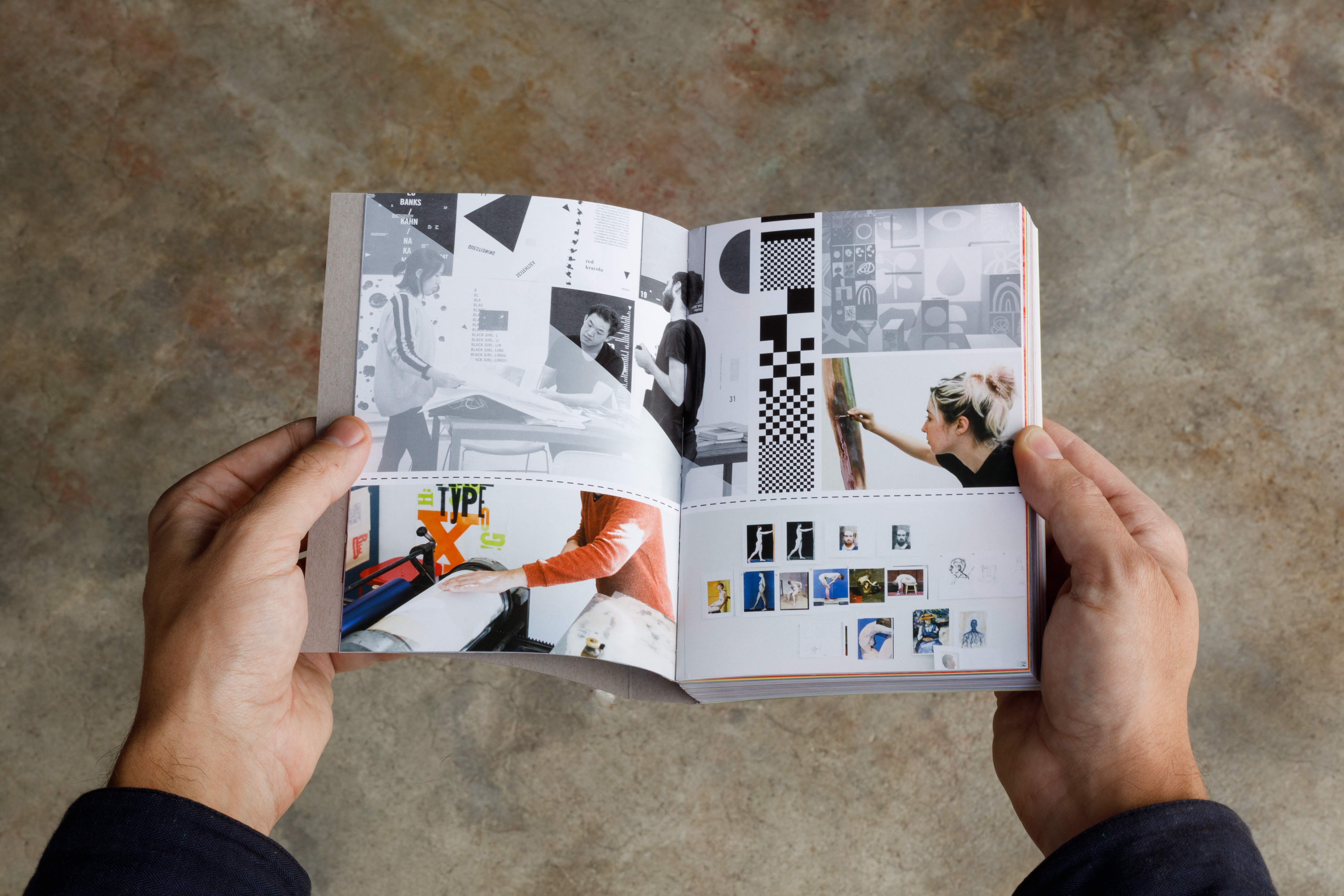 Photo of inside spread of award-winning 2021-2022 viewbook.