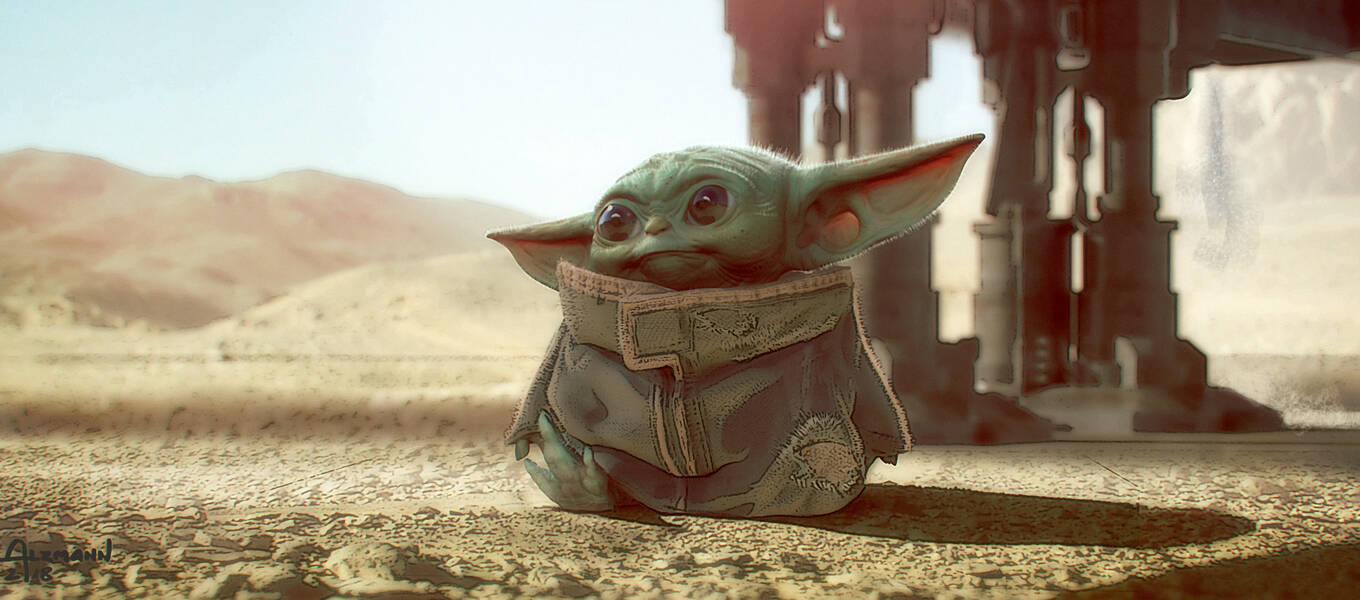 ArtStation - Star Wars Grogu AKA Baby Yoda Designs