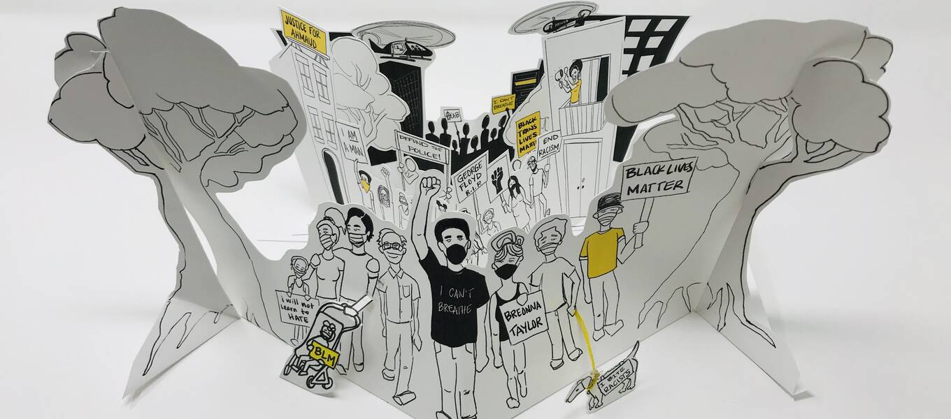 ACX course Designing Pop-up Books Workshop teaches students to transform 2D into 3D forms - ArtCenter of Design