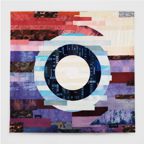 /Doug Aitken’s fabric work “Target” at Regen Projects (Doug Aitken; Regen Projects)