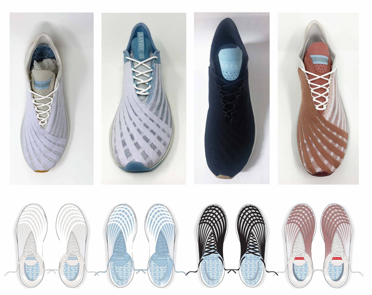 Color+concepts+for+Saysh%27s+Saysh+One+sneaker%2C+which+launched+in+2021.