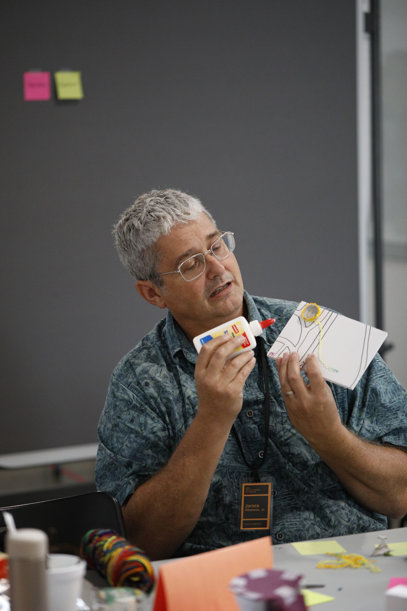 A teacher at ArtCenter learning design to infuse his class with design concepts and introduce K-12 students to the world of design and the jobs connected to the field.