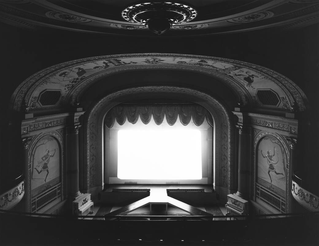 Photograph Cabot Street Cinema, Massachusetts, 1978, by Hiroshi Sugimoto.
