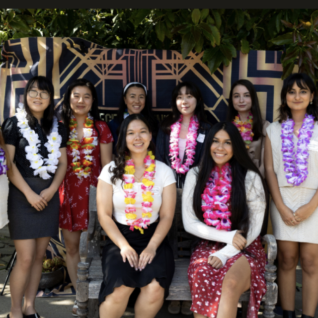 /Ten of the 14 scholarship recipients attended the Spring Awards Ceremony on May 1, 2022