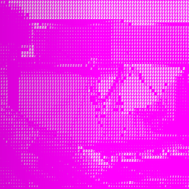 Hot pink binary code picture