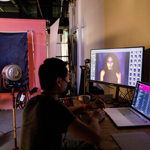 ArtCenter photography student and professor discuss setting up a photo