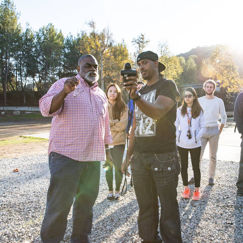 ArtCenter photography student and professor discuss setting up a photo