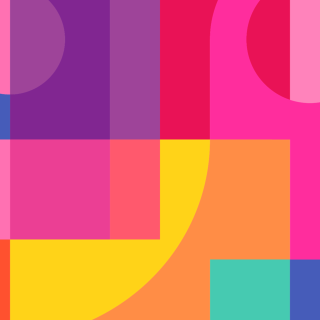 Colorful abstract banner