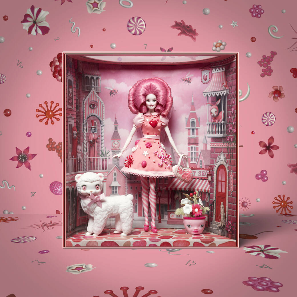 Pink Pop Barbie, part of the Mark Ryden x Barbie collaboration.