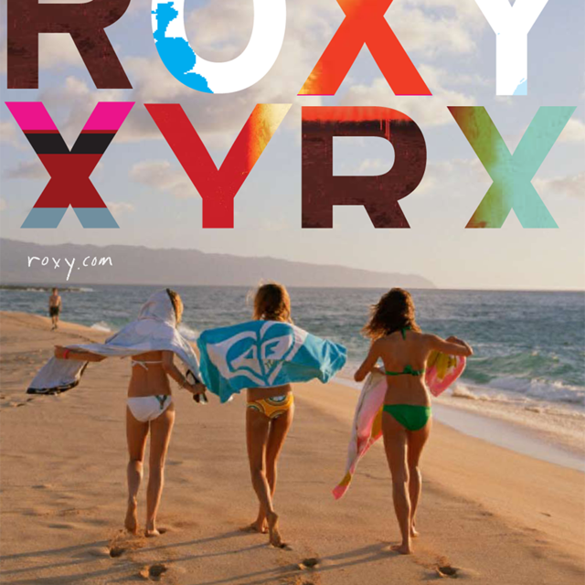Clive Piercy Roxy Ad (Three women in bikini