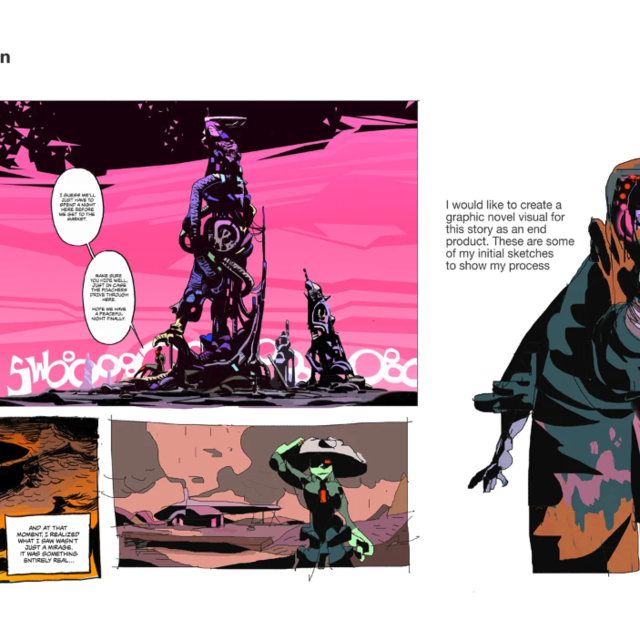 Personal+graphic+novel+project+about+a+humanoid+exploring+the+wasteland.