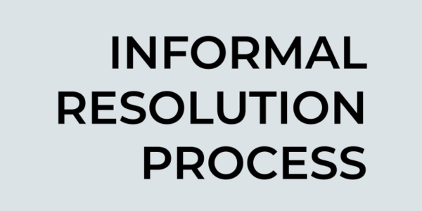 Informal Resolution Process Brochure (PDF)