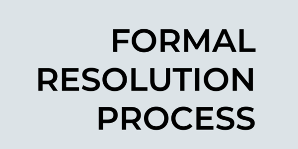 Formal Resolution Process Brochure (PDF)