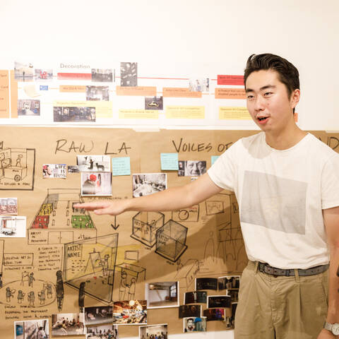 Two ArtCenter Students present their project