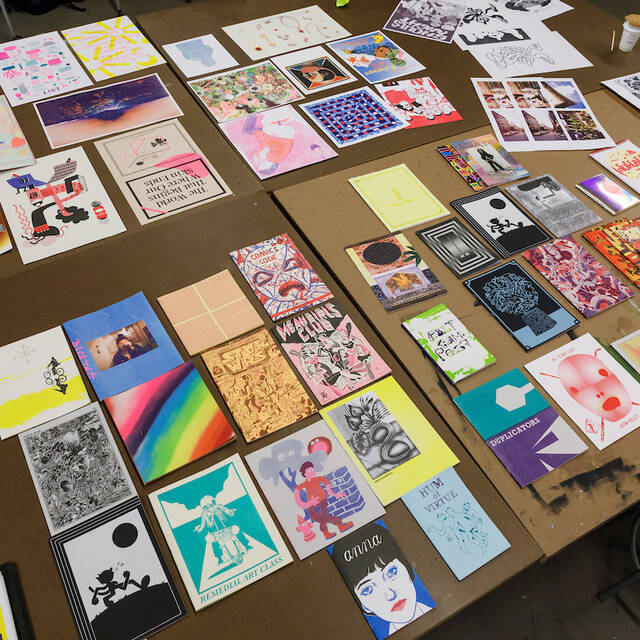 ArtCenter Library as seen from the bridge walkway