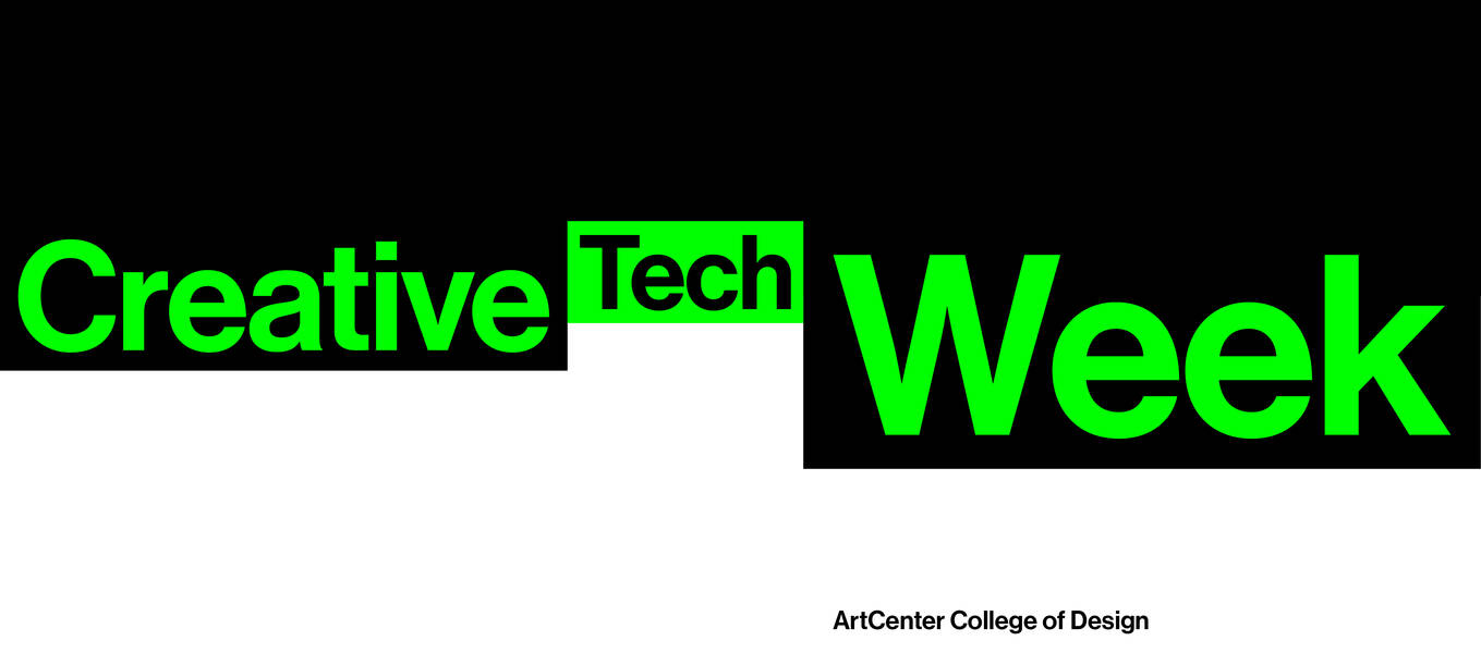 Detail of a graphic for Creative Tech Week 2023.