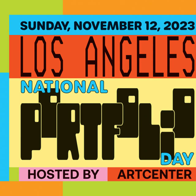 Los Angeles National Portfolio Day Graphic - Join us on 11/12/23
